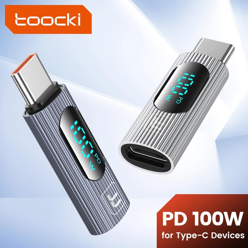 Toocki PD    ÷ USB C -C  ȯ, ޴ PC ƮϿ, 100W CŸ OTG 